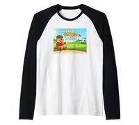I Could go for a Beer Gopher and Golf Raglan Baseball Tee