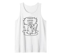 I Could Gopher a Beer Men's Golfing Tank Top