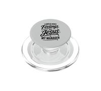 I Could Hurt Feelings But Jesus Is My Manager PopSockets PopGrip for MagSafe