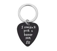 I Could Not Pick A Better Dad/bro/son 4PCS Rock Punk Guitar Pick Keychain Pendent Plectrum For Ukulele Electric Bass Guitar Lovers