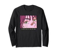 I Could Stare at You All Day (Love Statement Anime Graphic) Long Sleeve T-Shirt