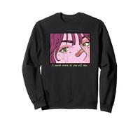 I Could Stare At You All Day (Love Statement Anime Graphic) Sweatshirt