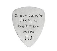 I Couldn’t Pick A Better Mom Guitar Pick Jewelry Gift for Mom From Daughter Son Musician Gifts For Mother