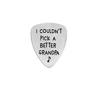 I Couldn't Pick A Better Grandpa Musical Guitar Pick Jewelry Gift for Grandpa