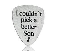 I Couldn't Pick A Better Son Guitar Pick Jewelry Gift for Son From Mom Dad Musician Gifts