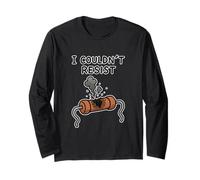 I Couldn't Resist Burnt Resistor Joke Electronics Pun Long Sleeve T-Shirt