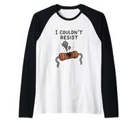 I Couldn't Resist Burnt Resistor Joke Electronics Pun Raglan Baseball Tee