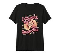 I Counsel What's Your Superpower School Counselor Premium T-Shirt