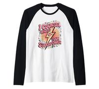 I Counsel What's Your Superpower School Counselor Raglan Baseball Tee