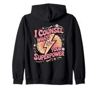 I Counsel What's Your Superpower School Counselor Zip Hoodie