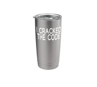 I Cracked The Code Stainless Steel Insulated Tumbler