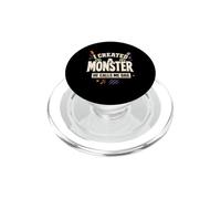 I Created A Monster He Calls Me Dad Funny Boy Dad Humor PopSockets PopGrip for MagSafe