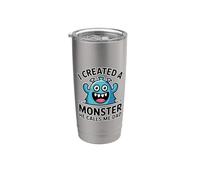 I Created A Monster He Calls Me Dad Stainless Steel Insulated Tumbler
