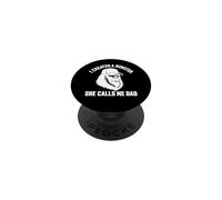 I Created a Monster She Calls Me Dad PopSockets Adhesive PopGrip