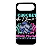 I Crochet So I Don't Choke People Save A Life Send Yarn Case for iPhone Air