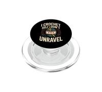 I Crochet So I Don't Unravel Yarn Ball Hook PopSockets PopGrip for MagSafe