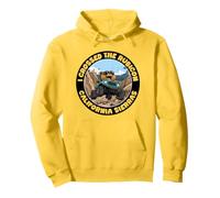 I Crossed The Rubicon California Sierras Trail Bear Driving Pullover Hoodie