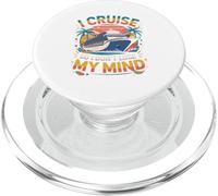 I Cruise So I Dont Lose My Mind Cruise Vacation PopSockets PopGrip for MagSafe