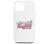 I Cry A Lot But I Am So Productive For Women Men Kids Case for iPhone 13