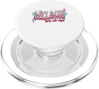 I Cry A Lot But I Am So Productive For Women Men Kids PopSockets PopGrip for MagSafe