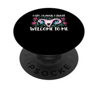 I Cry I Laugh I Sweat Hysterectomy Awareness Uterus PopSockets Adhesive PopGrip