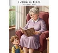 I Custodi del Tempo, libro per bambini sui nonni: Racconto della buonanotte per bambini 4-6 anni: avventura illustrata sul tempo condiviso con i ... familiari e apprendimento educativo