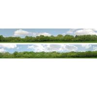 I D Backscenes P147AN Premium Photo Backscene 9 Inches High, Trees, 10ft long N Gauge