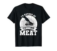 I’d Rather Be Cutting Meat Omnivore Value Graphic T-Shirt