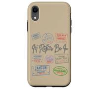 I’d Rather Be In Mexico Passport Stamps Travel Wanderlust Case for iPhone XR