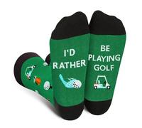 I’d Rather Be Playing Golf Socks Funny Gag Gift for Men Dad Teen Boy Golfer