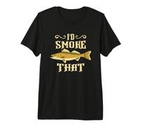 I’d Smoke that Fish Grilling BBQ Smoker Premium T-Shirt