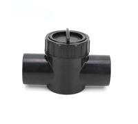 I.D32/40mm PVC Ball Valve Aquarium Fish Tank Water Flow Precise Regulating Gate Garden Irrigation Pipe Fitting(I.d40mm)