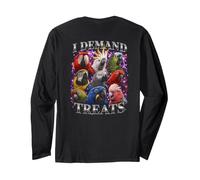 I Demand Treats Parrots Parakeets Cockatiels Lovers Long Sleeve T-Shirt