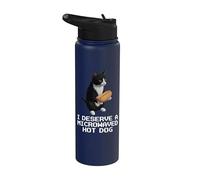 I Deserve A Microwaved Hot Dog Stainless Steel Insulated Water Bottle