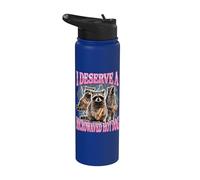 I Deserve A Microwaved Hot Dog Stainless Steel Insulated Water Bottle