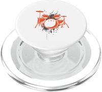 I Destroy Silence - Drum Kit Musician Music Band Rock N Roll PopSockets PopGrip for MagSafe