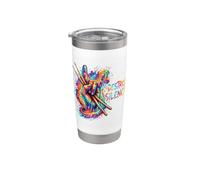I Destroy Silence Drummer Stainless Steel Insulated Tumbler