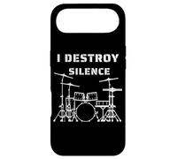 I Destroy Silence Funny Drummer Music Band nstrument Joke Case for iPhone Air