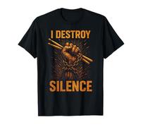 I Destroy Silence - Protest Freedom Voice Empowerment T-Shirt