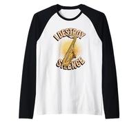 I Destroy Silence Saxophone Player Jazz Music Raglan Baseball Tee