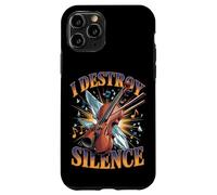 I Destroy Silence Violin Player Orchestra Music Case for iPhone 11 Pro