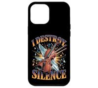 I Destroy Silence Violin Player Orchestra Music Case for iPhone 12 Pro Max