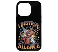 I Destroy Silence Violin Player Orchestra Music Case for iPhone 13 Pro
