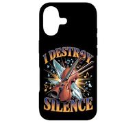 I Destroy Silence Violin Player Orchestra Music Case for iPhone 17