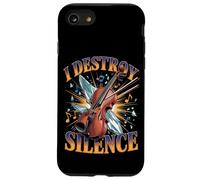 I Destroy Silence Violin Player Orchestra Music Case for iPhone SE (2020) / 7/8