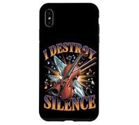 I Destroy Silence Violin Player Orchestra Music Case for iPhone XS Max