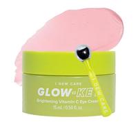 I DEW CARE Vitamin C Eye Cream & Roller Set - Glow-Key | Korean Skin Care, Dark Circles Reducer, Treatment with Hyaluronic Acid, Niacinamide, Cooling Eye Stick Ball, Anti Wrinkle Serum, 0.50 FL Oz