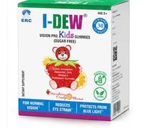 I-Dew Vision Pro Kids Eye Gummies | Children’s Eye Health Supplement | Blue Light Protection & Screen Time Support | Lutein, Zeaxanthin & Omega-3 DHA | Vegan | Strawberry & Orange | 30 Gummies