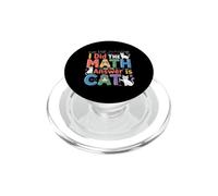 I Did Math The Answer Is Cat Mathematics Funny Math Cat PopSockets PopGrip for MagSafe