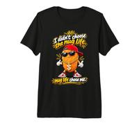 I did not Choose The Nug Life Chicken Sarcastic Funny Saying Premium T-Shirt